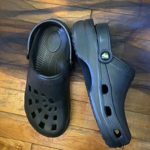 DODGERS CROCS BLK UNIQUE Clogs 7-7.5 COMFY EUC